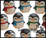 Squishy Winter Penguin - Slow Rise Squish Foam Toy - Holiday Christmas Stress Fidget Toy