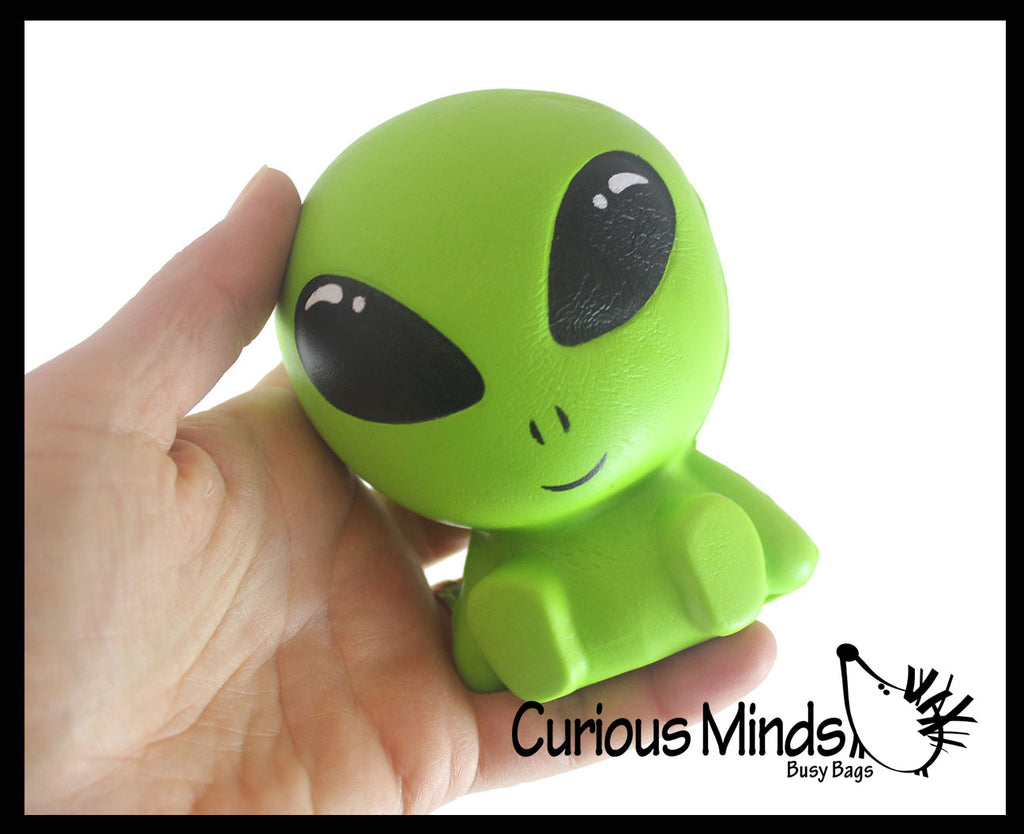 Alien Squishy Slow Rise Foam -  Scented Sensory, Stress, Fidget Toy Memory Foam Expands