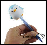 LAST CHANCE - LIMITED STOCK - Slow Rise Animal Pencil Topper Squishies - Soft Scented Cute - Office School