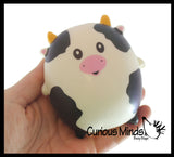 Adorable Chunky Animals Slow Rise Squishy Toys - Memory Foam Party Favors, Fidgets, Prizes, OT