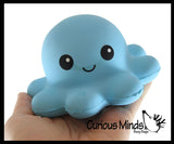 Octopus Slow Rise Squishy Toy - Memory Foam Squish Stress Ball