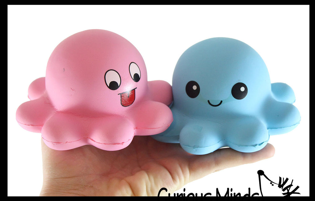 Octopus Slow Rise Squishy Toy - Memory Foam Squish Stress Ball