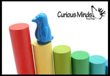 LAST CHANCE - LIMITED STOCK - Wooden Stair Block Patterns - 10 Colorful Wooden Blocks and Cards