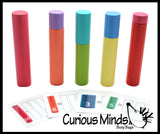 LAST CHANCE - LIMITED STOCK - Wooden Stair Block Patterns - 10 Colorful Wooden Blocks and Cards