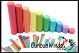LAST CHANCE - LIMITED STOCK - SALE  - LAST CHANCE - LIMITED STOCK - Wooden Stair Block - 10 Colorful Wooden Blocks and Cards