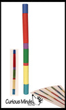 LAST CHANCE - LIMITED STOCK - Wooden Stair Block Patterns - 10 Colorful Wooden Blocks and Cards