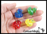 Tiny Sticky Duck Toys  - Small Toys for Easter Egg Hunt - Easter Basket - Party Favor - Novelty Sticky Balls