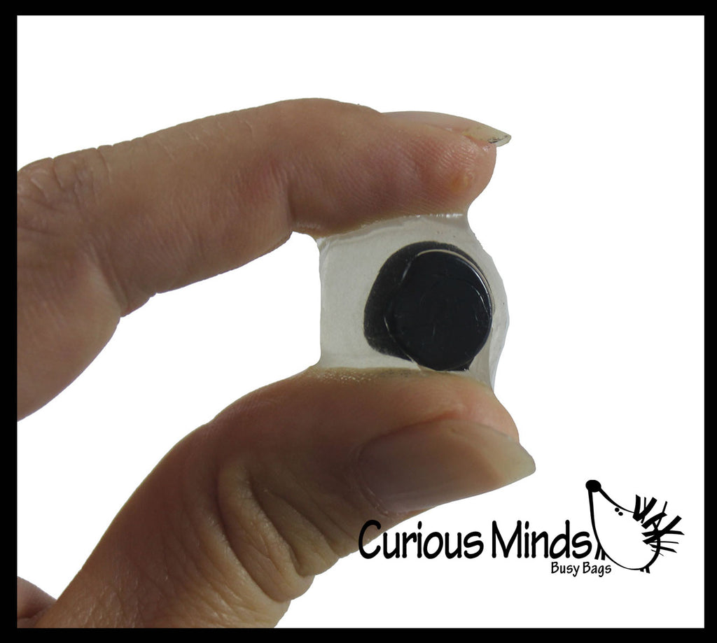 Ultra Sticky Glow Eyeball Toy - Super Sticky Eye that Glows in the Dark - Halloween Fun Novelty Prizes Party Favors