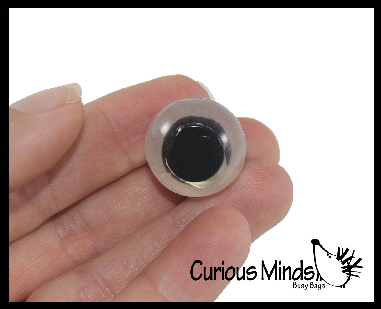 Trimits 10mm Stick-on googly Black Toy eyes