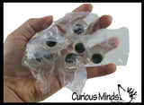 Ultra Sticky Glow Eyeball Toy - Super Sticky Eye that Glows in the Dark - Halloween Fun Novelty Prizes Party Favors