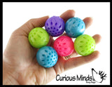 Set of 6 Sticky Floral Wall and Window Clinging Walker Balls Tumblers Crawlers -  Fun Small Toy Prize Assortment Ceiling Toy