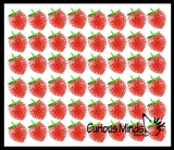 3" Strawberry Fruit Water Bead Filled Squeeze Stress Ball  -  Sensory, Stress, Fidget Toy