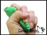 LAST CHANCE - LIMITED STOCK - SALE - Stretchy Frogs - Stretch Fidget Toy - Sand Filled - Moldable