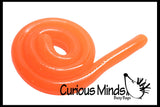 Stretch String Fidget Toy- Worm Noodle Strings Fidget Toy - 14" Long, Thick, Build Resistance for Strengthening Exercise, Pull, Stretchy, Fiddle