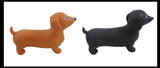 Stretchy Weiner Dog Crushed Bead Sand Filled - Doggy Lover Sensory Fidget Toy Weighted