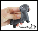 Stretchy Weiner Dog Crushed Bead Sand Filled - Doggy Lover Sensory Fidget Toy Weighted