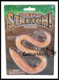 Stretchy Worm -  Squishy Sensory Fidget Toy - Stress Relief - Builds Resistance - Kids Adults