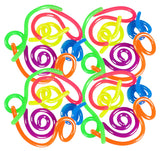 Stretch String Fidget Toy- Worm Noodle Strings Fidget Toy - 14" Long, Thick, Build Resistance for Strengthening Exercise, Pull, Stretchy, Fiddle