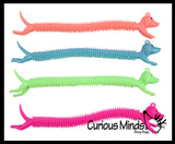 LAST CHANCE - LIMITED STOCK - SALE  -  Stretchy Dog Puffer Toys - Fun Long Stretch Toys - Soft & Flexible - Doggy Lover - Fidget Sensory Toy - Stretchy Noodle String