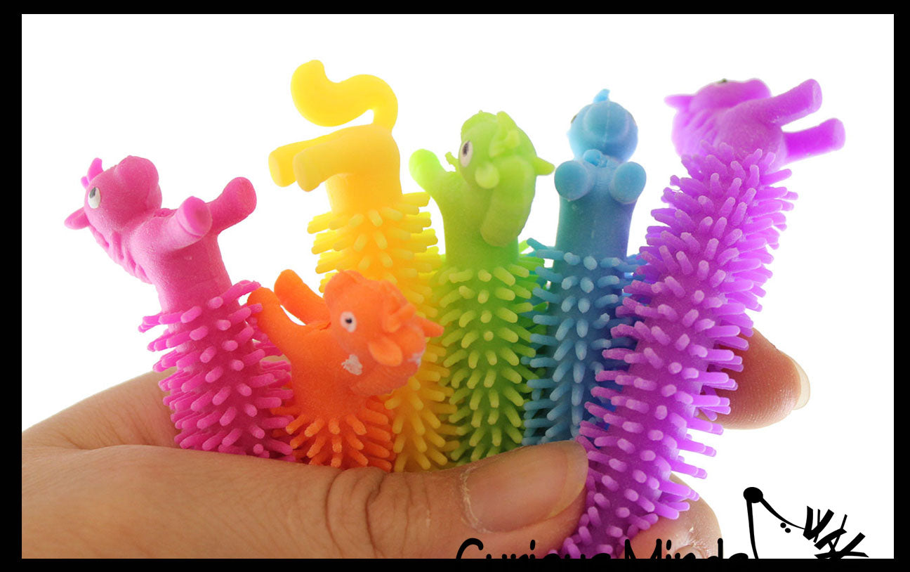 Set of 24 Stretchy Earthworm Stretchy Noodle Fidget Toys - Fun