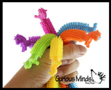 LAST CHANCE - LIMITED STOCK - SALE  - Stretchy Unicorn Animal Puffer Stretchy Noodle Toys - Fun Long Stretch Toys - Soft & Flexible - Fidget Sensory Toy - Stretchy Noodle String