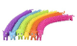 Stretchy Zoo Animal Puffer Stretchy Noodle Toys - Fun Long Stretch Toys - Soft & Flexible - Fidget Sensory Toy - Stretchy Noodle String