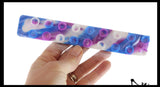 Suction Cup Strip Fidget Pop Toy - Unique Sensory Popping Toy - Stick and Peel Octopus Tentacle Fidget