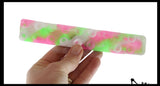 Suction Cup Strip Fidget Pop Toy - Unique Sensory Popping Toy - Stick and Peel Octopus Tentacle Fidget