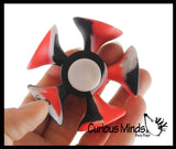 Suction Spinner - Suction Cup Strip Fidget Pop Toy - Unique Sensory Popping Toy - Stick and Peel Auditory Noisy Fidget