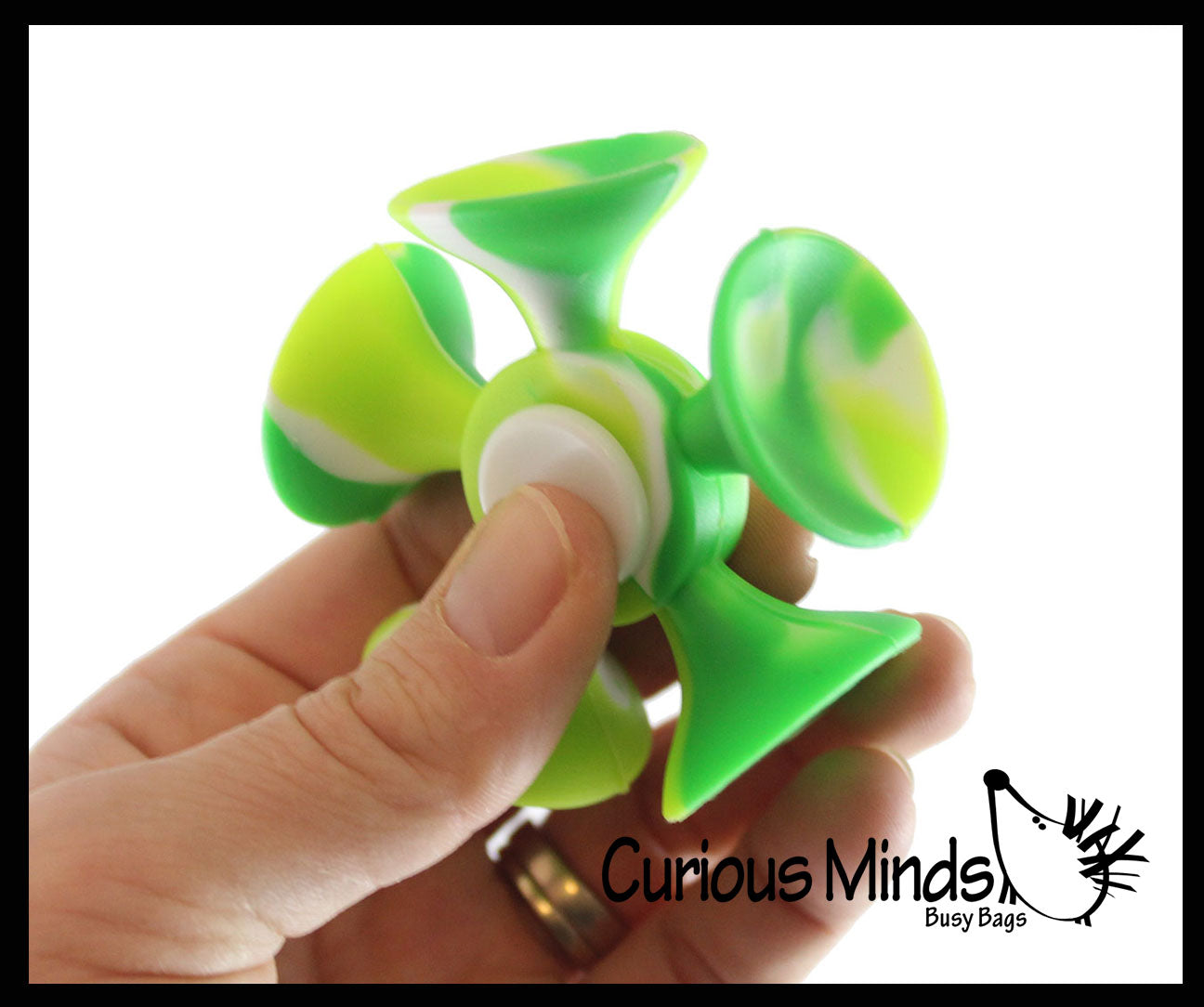 Suction Spinner - Suction Cup Strip Fidget Pop Toy - Unique Sensory Po