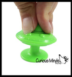 Suction Saucers - Fun Fine Motor Fidget Toys - Pick Up Objects or Stick to Any Smooth Surface.