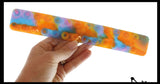 Suction Cup Strip Fidget Pop Toy - Unique Sensory Popping Toy - Stick and Peel Octopus Tentacle Fidget