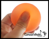 Smaller 1.5" Sugar Ball - Thick Glue/Gel Syrup Molasses Stretch Ball - Ultra Squishy and Moldable Slow Rise Relaxing Sensory Fidget Stress Toy