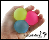 Smaller 1.5" Sugar Ball - Thick Glue/Gel Syrup Molasses Stretch Ball - Ultra Squishy and Moldable Slow Rise Relaxing Sensory Fidget Stress Toy
