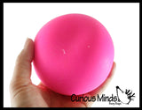 Jumbo Boxed 4" Stretchy Squishy Squeeze Stress Ball Soft Doh Filling - Like Shaving Cream - Sensory, Fidget Toy