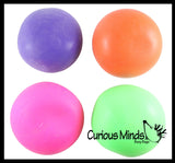 Jumbo Boxed 4" Stretchy Squishy Squeeze Stress Ball Soft Doh Filling - Like Shaving Cream - Sensory, Fidget Toy