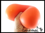 Jumbo Boxed 4" Stretchy Squishy Squeeze Stress Ball Soft Doh Filling - Like Shaving Cream - Sensory, Fidget Toy