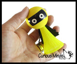 Large Super Hero Popper Guy - Pop Up Toy - Jumping  Popper Spring Launcher Toys - Cute Bouncy Party Favors