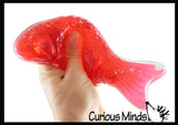 Jumbo Sweetish Fish Gummy Toy - Large Squishy Sensory Gooey Fidget Toy - Realistic - Looks Like the Candy - But Not Edible