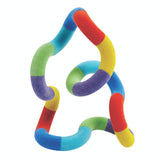 Tangle Jr FUZZY Soft Fidget Toy - Bendable Connected Curved Fun Fidget