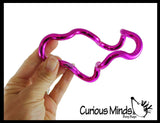 Tangle Jr Metallics Fidget Toy - Bendable Connected Curved Fun Fidget