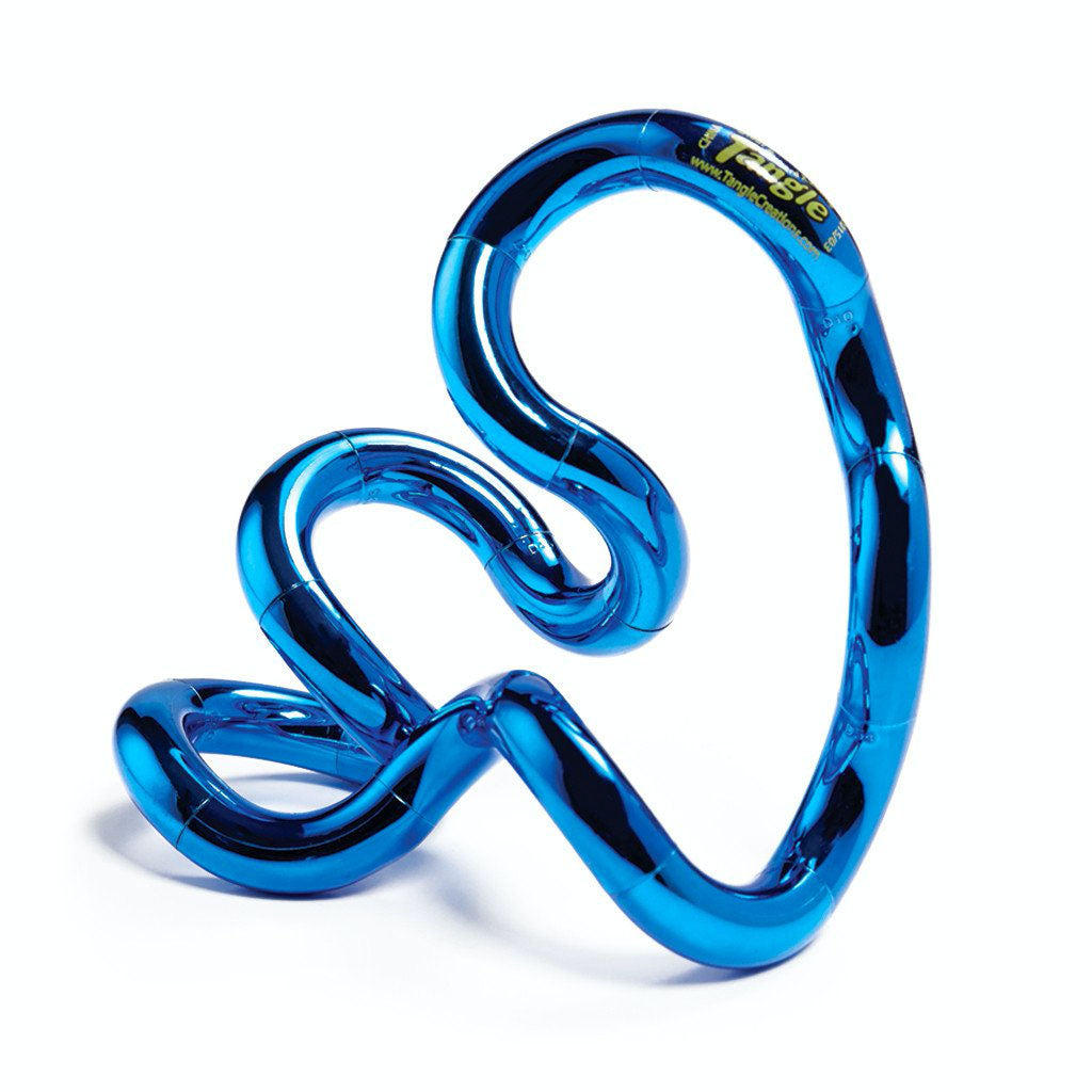 Tangle Jr Metallics Fidget Toy - Bendable Connected Curved Fun Fidget