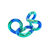 Tangle Palm Large -  Metallics Fidget Toy - Bendable Connected Curved Fun Fidget