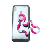 Tangle Phone Stand Holder - Removable Tangle Jr Fidget Toy - Bendable Connected Curved Fun Fidget