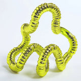 Tangle Jr Textured Metallics Sparkle Fidget Toy - Bendable Connected Curved Fun Fidget