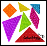 BULK - WHOLESALE -  SALE - Tangram Puzzle Bubble Pop Game - 7 Individual Pieces that Connect - Silicone Push Poke Bubble Wrap Fidget Toy - Bubble Popper Sensory Stress Toy