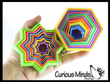 3D Magic Maze Telescoping Fidget Toy - Auditory Fun Shifting Tunnel Puzzle 3D Fidget - Nesting Nested Telescopic