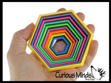3D Magic Maze Telescoping Fidget Toy - Auditory Fun Shifting Tunnel Puzzle 3D Fidget - Nesting Nested Telescopic
