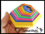 3D Magic Maze Telescoping Fidget Toy - Auditory Fun Shifting Tunnel Puzzle 3D Fidget - Nesting Nested Telescopic