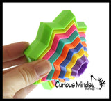 3D Magic Maze Telescoping Fidget Toy - Auditory Fun Shifting Tunnel Puzzle 3D Fidget - Nesting Nested Telescopic